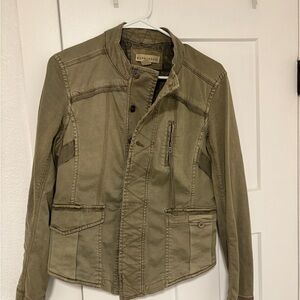 Marrakech women’s small green khaki jacket. Like new condition.
